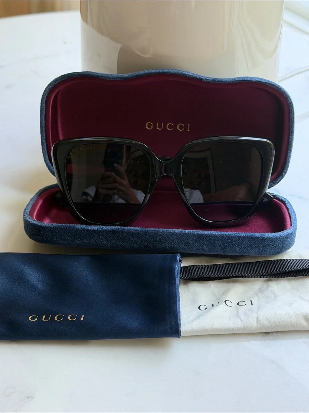 Gucci Polarized Oversized Sunglasses